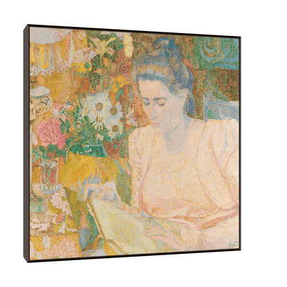 Portrait of Mrs Marie Jeannette de Lange, Jan Toorop - ArtDeco Canvas