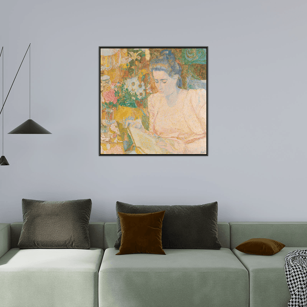 Portrait of Mrs Marie Jeannette de Lange, Jan Toorop - ArtDeco Canvas