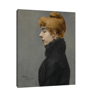 Portrait of a Lady, Charles Maurin - ArtDeco Canvas