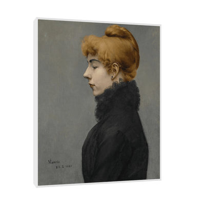 Portrait of a Lady, Charles Maurin - ArtDeco Canvas