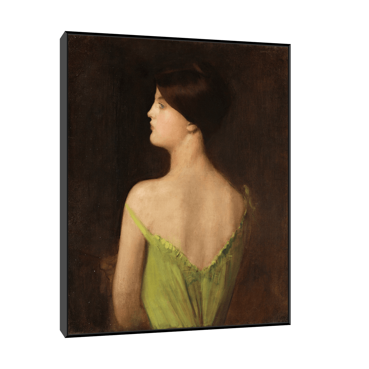 Portrait of a woman, Louis Picard - ArtDeco Canvas