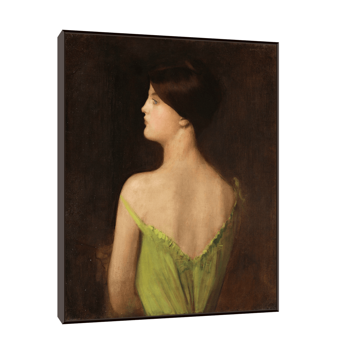 Portrait of a woman, Louis Picard - ArtDeco Canvas