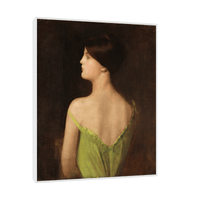 Portrait of a woman, Louis Picard - ArtDeco Canvas