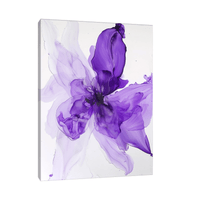 Purple flower lll - ArtDeco Canvas