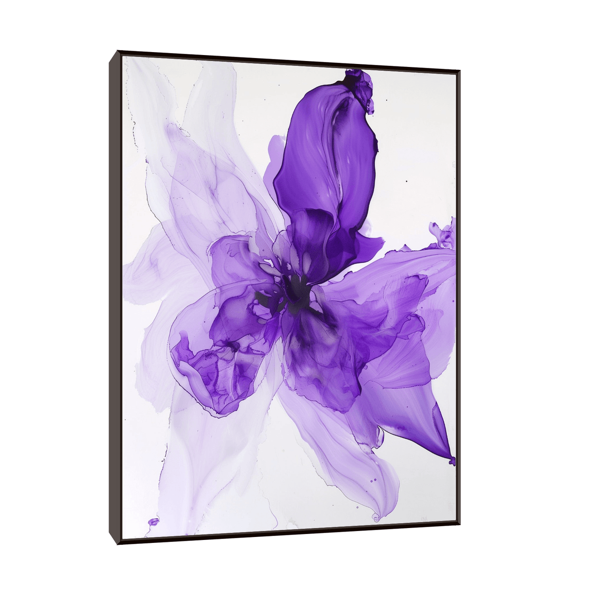 Purple flower lll - ArtDeco Canvas