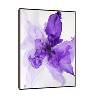 Purple flower lll - ArtDeco Canvas