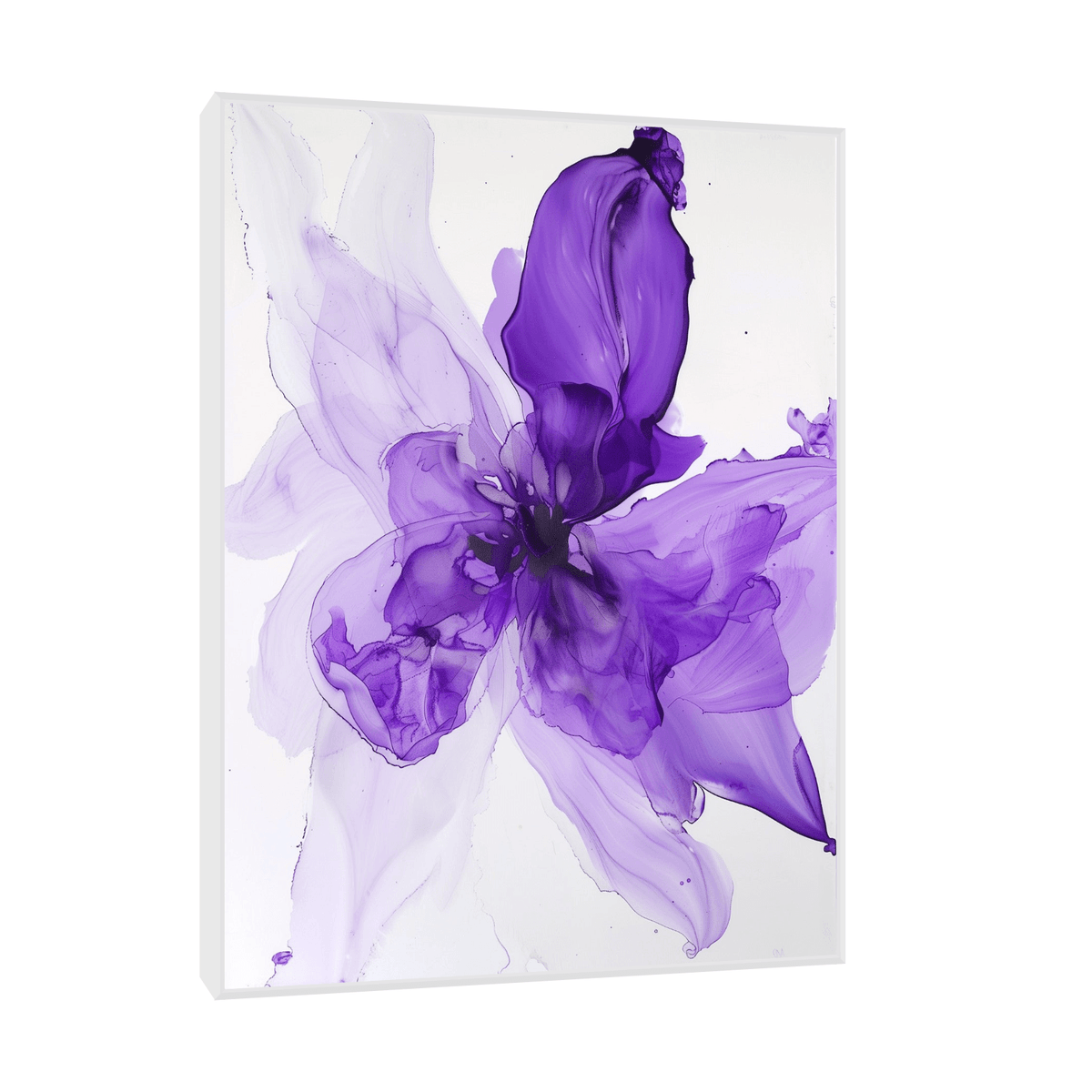 Purple flower lll - ArtDeco Canvas