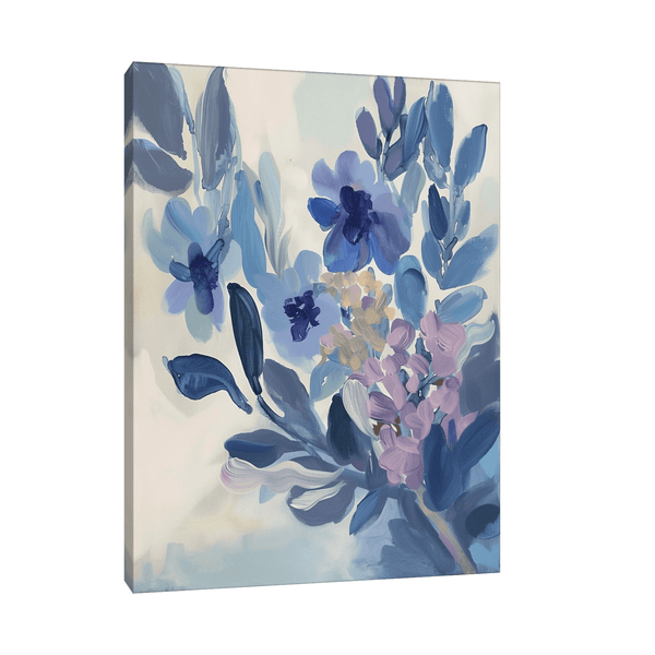 Purple flowers lll - ArtDeco Canvas