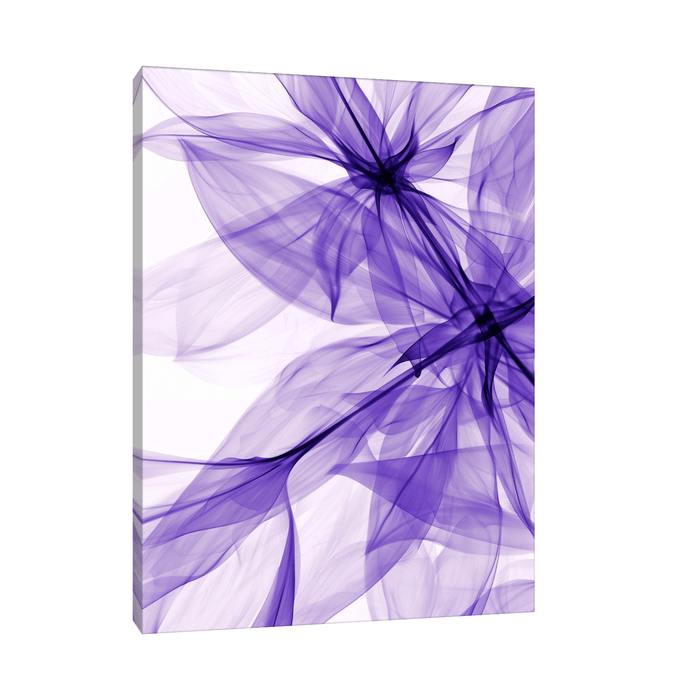 Purple silky flowers - ArtDeco Canvas