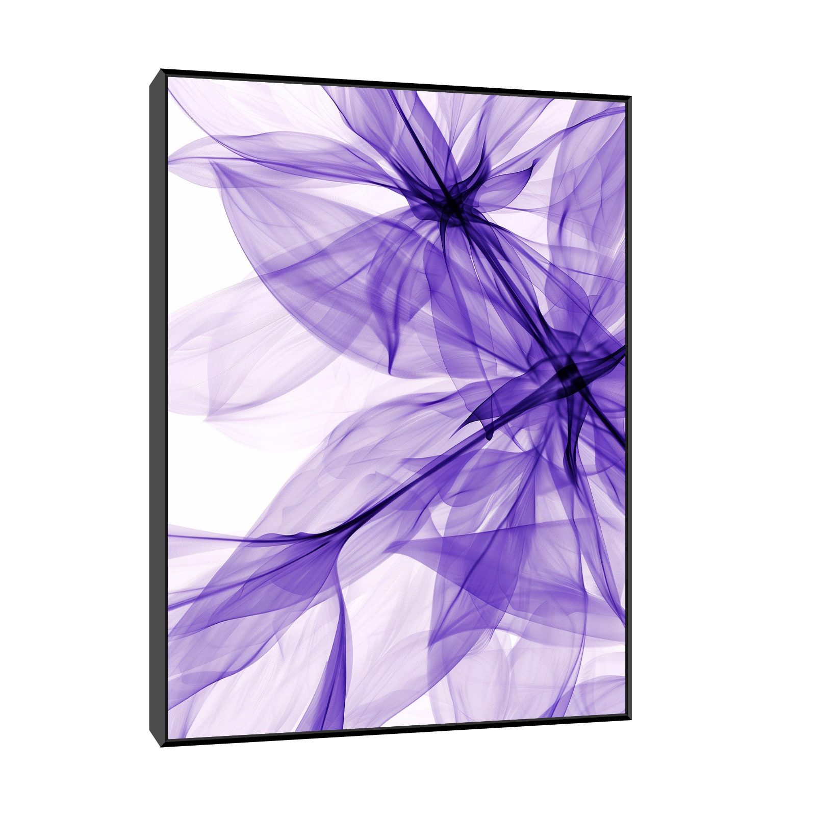 Purple silky flowers