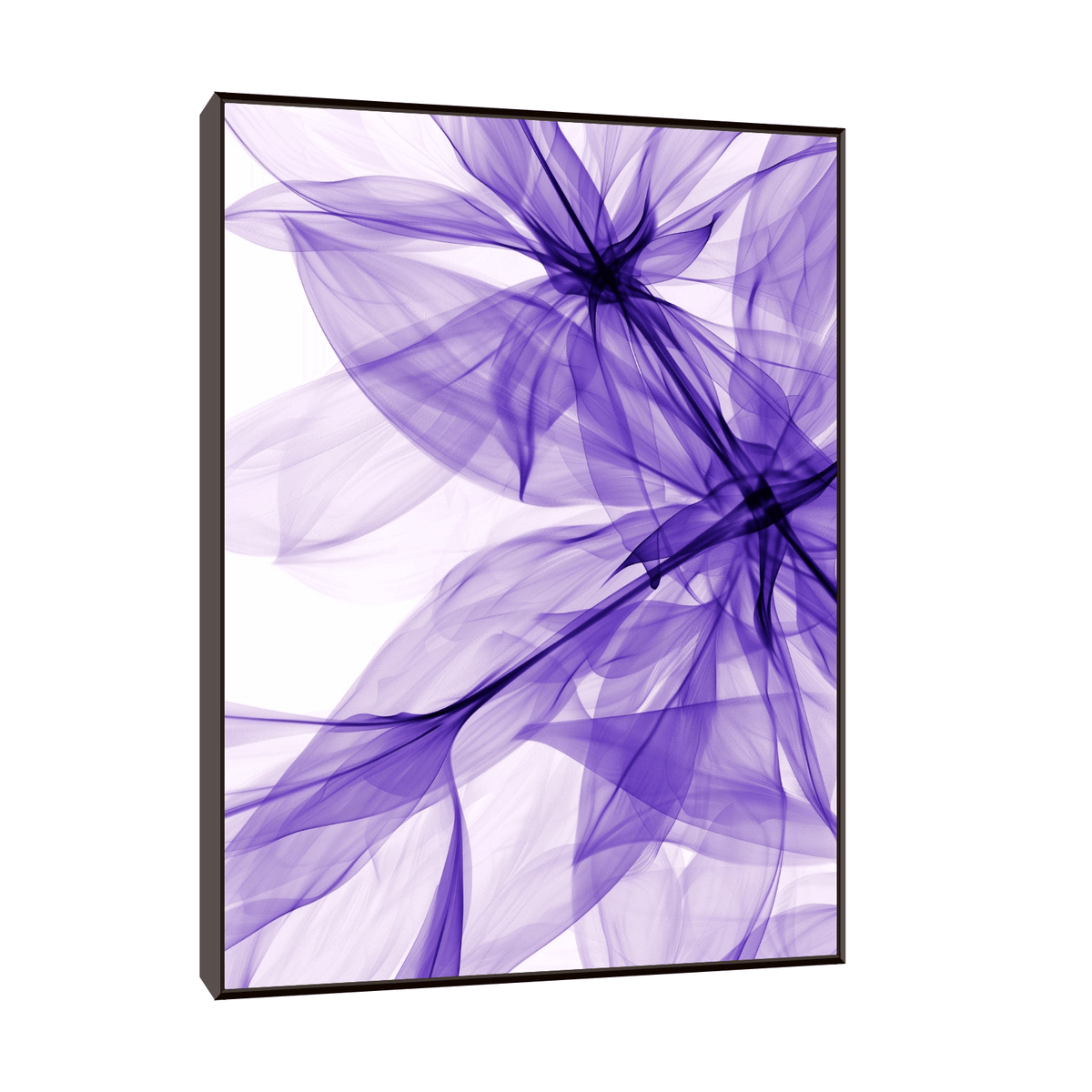 Purple silky flowers - ArtDeco Canvas