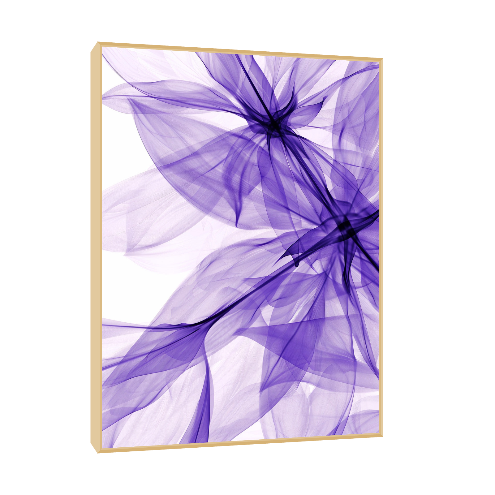 Purple silky flowers