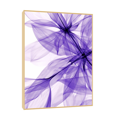 Purple silky flowers