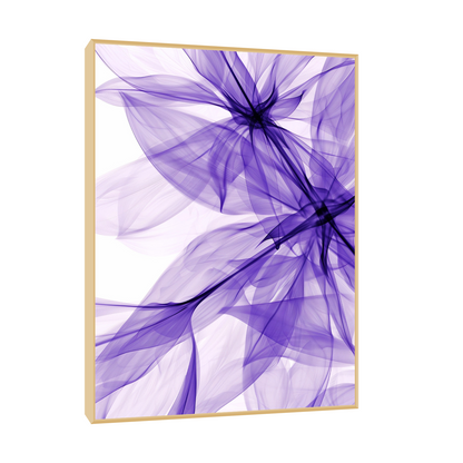 Purple silky flowers