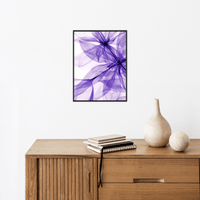 Purple silky flowers - ArtDeco Canvas