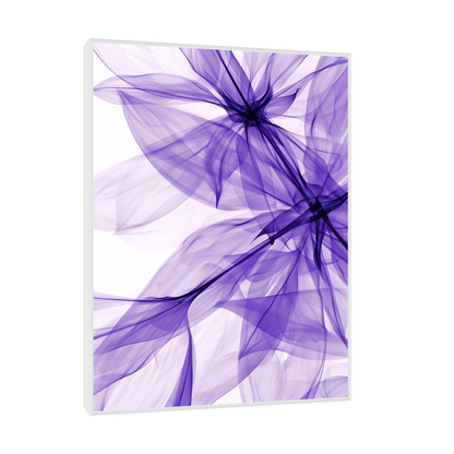 Purple silky flowers