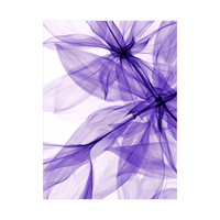 Purple silky flowers - ArtDeco Canvas