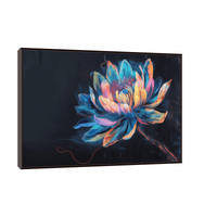 Rainbow flower - ArtDeco Canvas