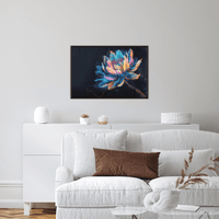 Rainbow flower - ArtDeco Canvas