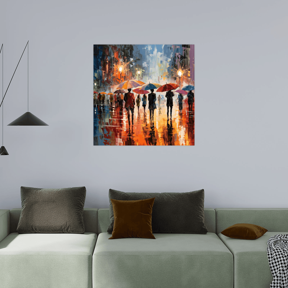 Rainy night ll - ArtDeco Canvas