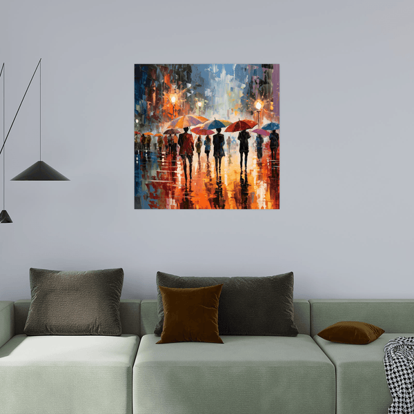 Rainy night ll - ArtDeco Canvas