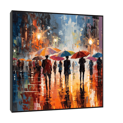 Rainy night ll - ArtDeco Canvas