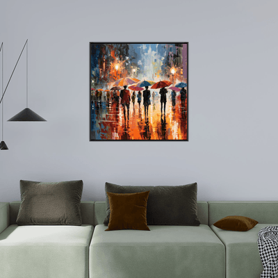 Rainy night ll - ArtDeco Canvas