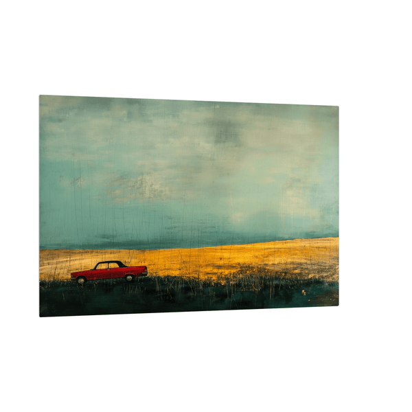 Red car - ArtDeco Canvas