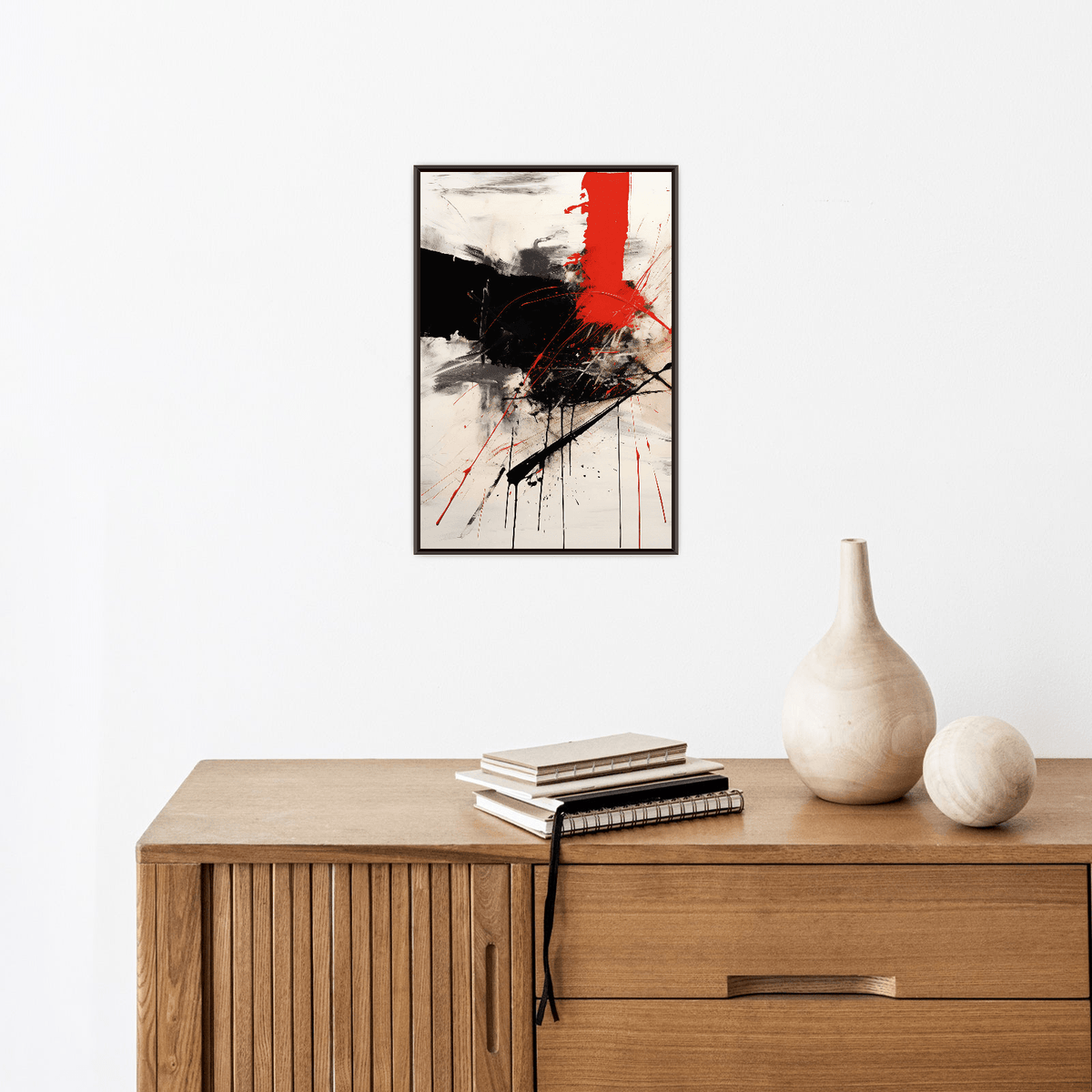 Red expression - ArtDeco Canvas