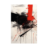 Red expression - ArtDeco Canvas