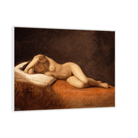 Resting Model, Constantin Hansen - ArtDeco Canvas