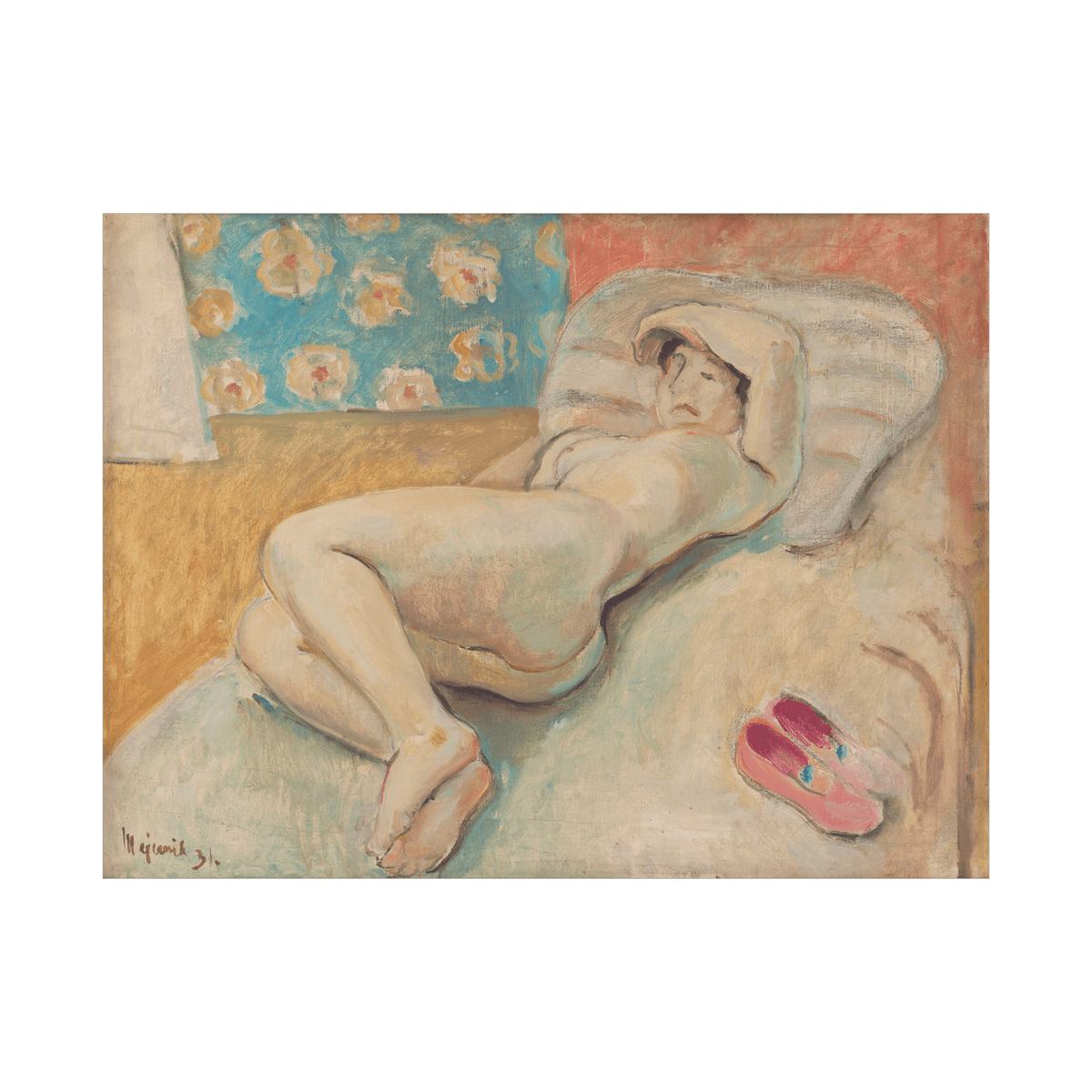 Resting Woman, Cyprián Majerník - ArtDeco Canvas