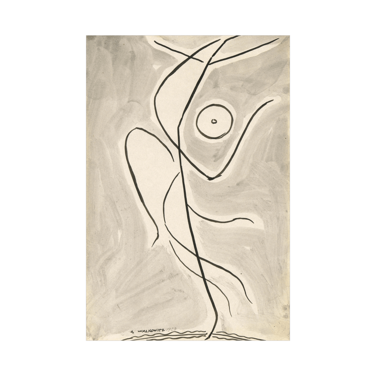 Rhythmic Line, Abraham Walkowitz - ArtDeco Canvas