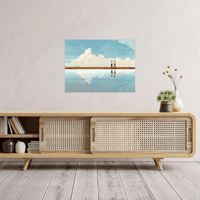 Rice field - ArtDeco Canvas