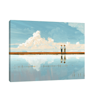 Rice field - ArtDeco Canvas