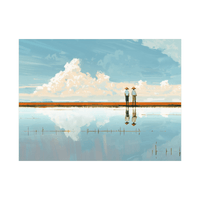 Rice field - ArtDeco Canvas