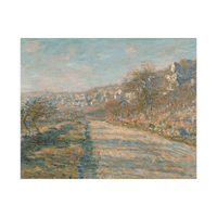 Road of La Roche-Guyon, Claude Monet - ArtDeco Canvas