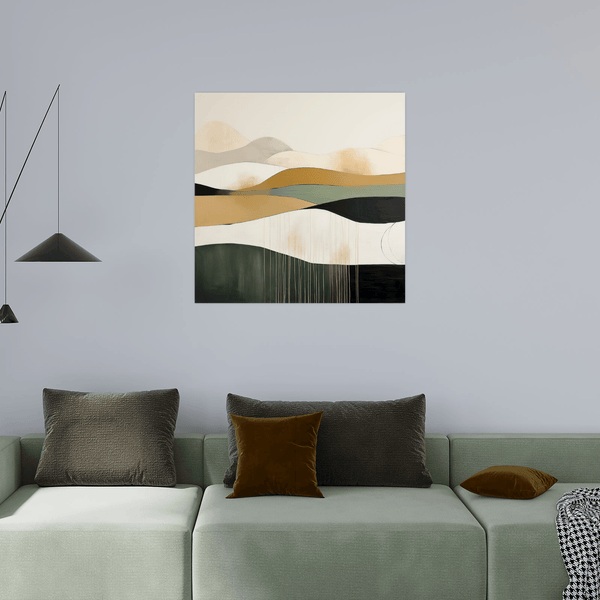 Rolling hills pastel - ArtDeco Canvas