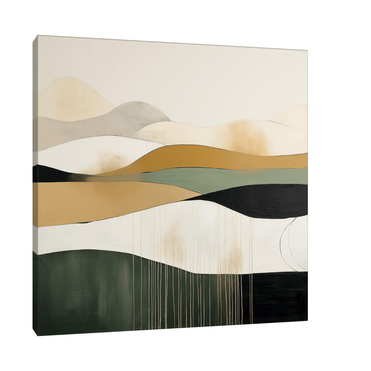 Rolling hills pastel - ArtDeco Canvas