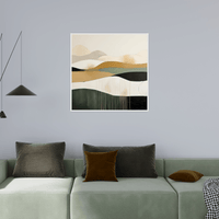 Rolling hills pastel - ArtDeco Canvas