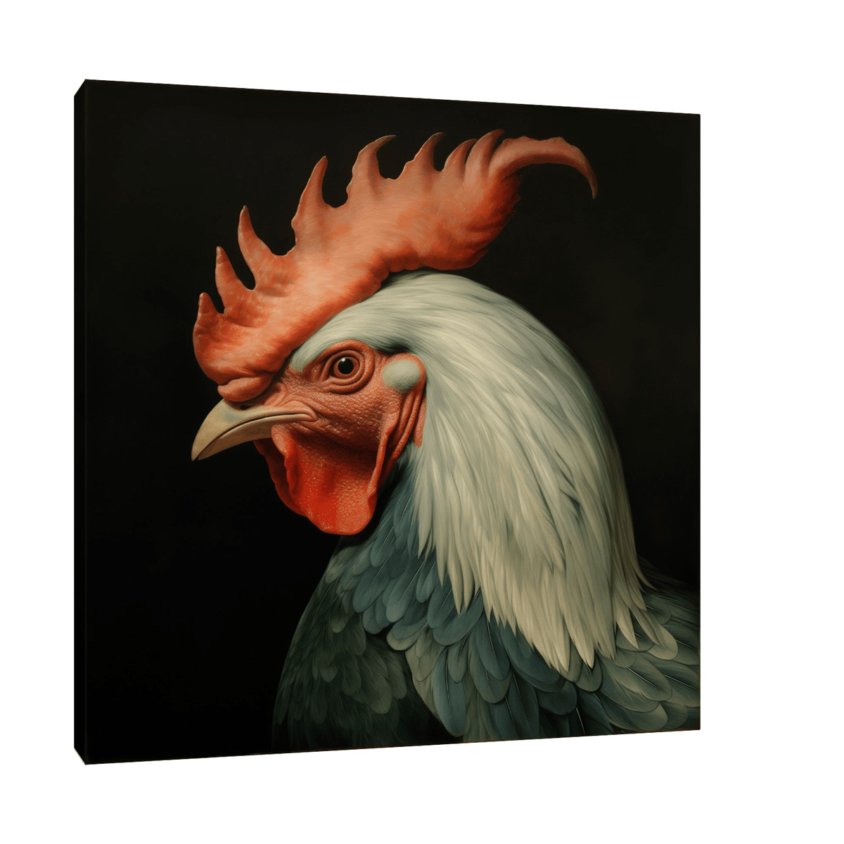 Rooster profile ll - ArtDeco Canvas