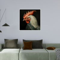 Rooster profile ll - ArtDeco Canvas