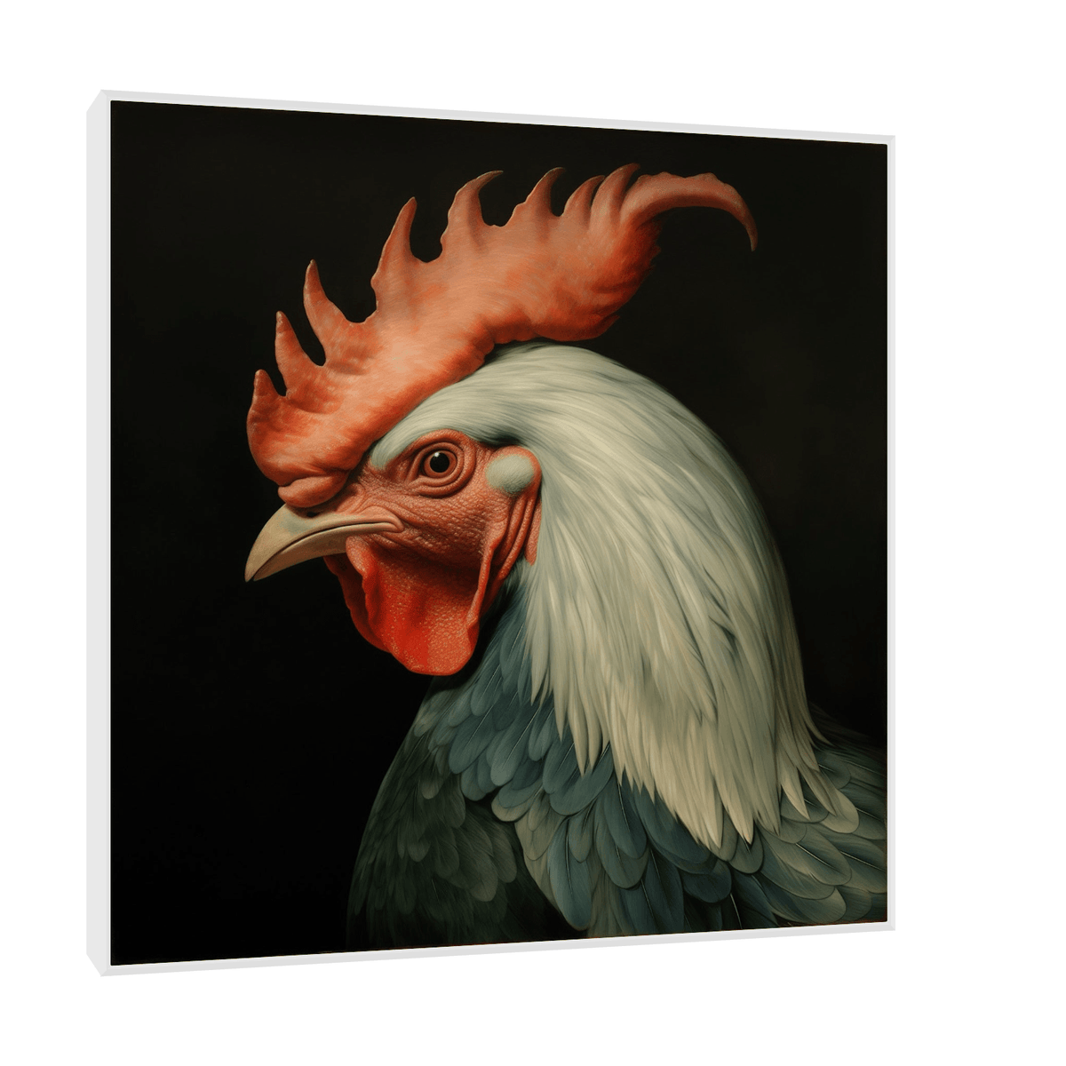 Rooster profile ll - ArtDeco Canvas