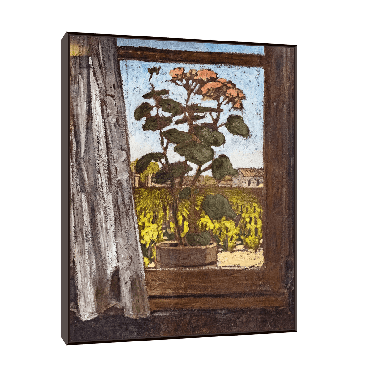 Rosebush and vines at Touny, Georges Gaudion - ArtDeco Canvas