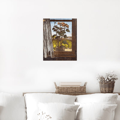 Rosebush and vines at Touny, Georges Gaudion - ArtDeco Canvas
