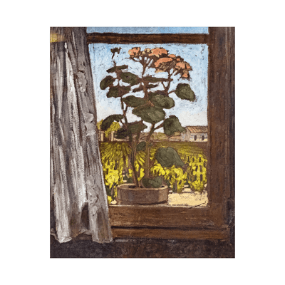 Rosebush and vines at Touny, Georges Gaudion - ArtDeco Canvas