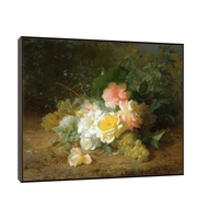 Roses Et Raisins, Jules Ferdinand Médard - ArtDeco Canvas