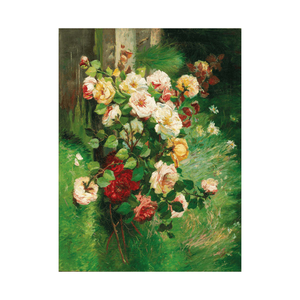 Roses, Eugène Henri Cauchois - ArtDeco Canvas