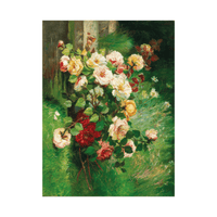 Roses, Eugène Henri Cauchois - ArtDeco Canvas