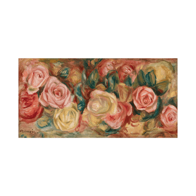 Roses, Pierre-Auguste Renoir - ArtDeco Canvas